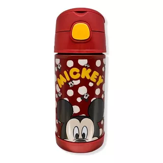 Garrafa Térmica Inox Click Com Canudo Mickey Mouse Zc