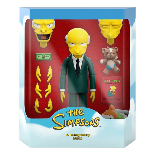 C. Montgomery Burns Los Simpsons Ultimates Super 7