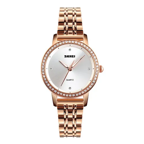 Reloj Mujer Skmei 1311 Acero Minimalista Elegante Clasico Color de