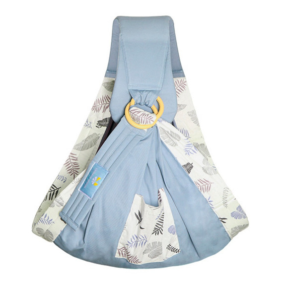 Mochila Porta Infant Con Costuras Reforzadas De 0 A 36 Meses Color Azul