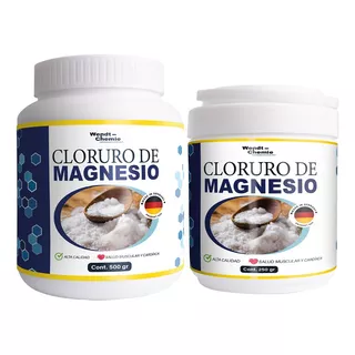 Cloruro De Magnesio Aleman Weindt Chemie X 500 Gr +250gr