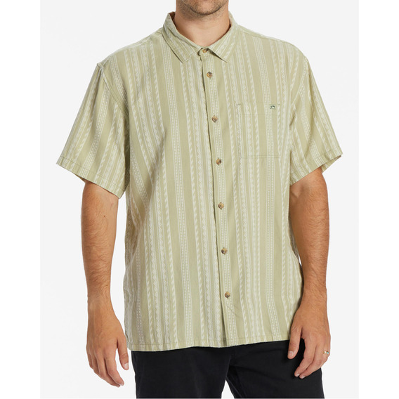 Camisa Billabong Sundays Jacquard Verde