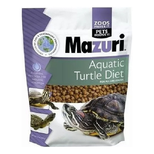 Alimento Mazuri Para Tortuga Acuatica 450 Grs Turtle Diet