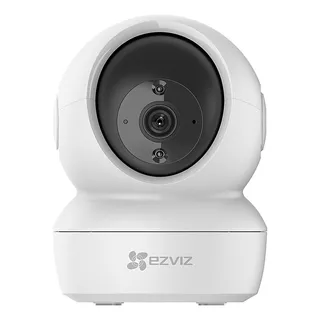 Ezviz C6n 1080p, Cámara De Seguridad Wifi 2mp Fullhd, 360° Pt, Deteccion De Movimiento Y Audio Bidireccional, Color Blanco