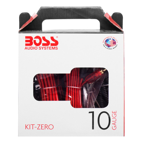 Kit De Cables 10 Gauge Instalación Potencia Boss Zero
