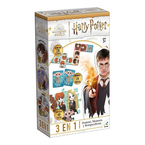 Set De Juegos Clasicos 3 En 1 Harry Potter Novelty