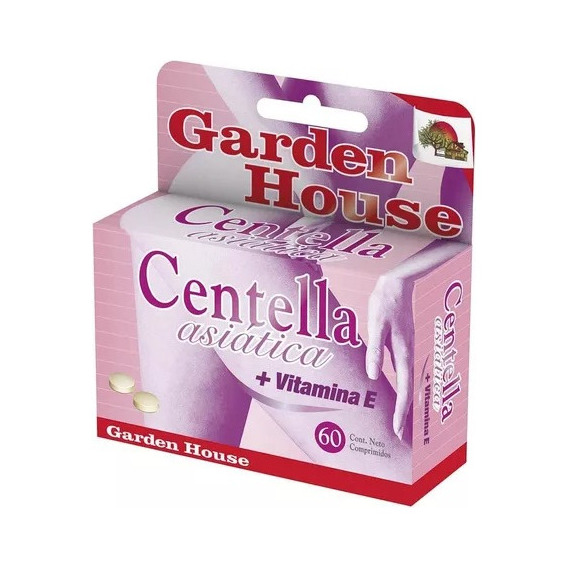 Garden House Suplemento Centella Asiatica + Vit E X60