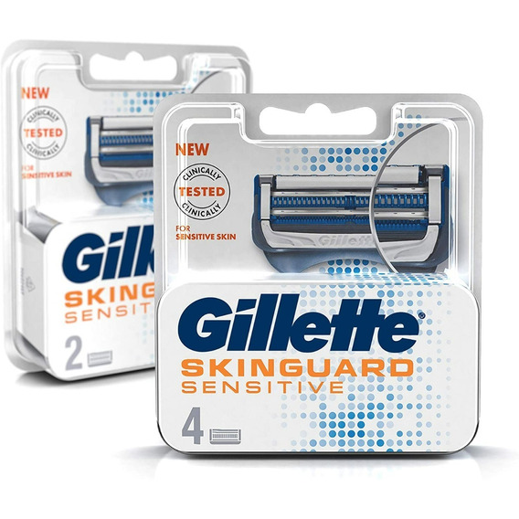 Gillette Skinguard Sensitive Cartuchos Para Afeitar 6 Unidad