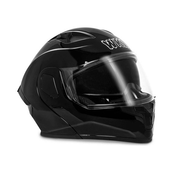 Casco Motocicleta Certificado Dot Abatible Moto Wkl Ch-103 Color Negro brillante Tamaño del casco M