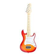Guitarra Eléctrica Stratocaster Parquer Sunburst Niños Cuota