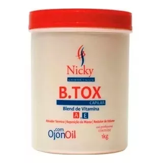 Botox Capilar Nicky Cosméticos Ojon Oil Redutor De Volume