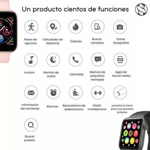 Smartwatch t500 serie 5 caracteristicas deals
