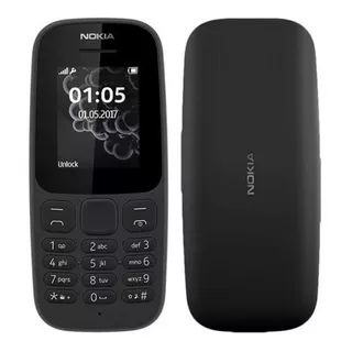 Celular Nokia 105 Dual Chip Lanterna Rádio Tela 1.8  Preto