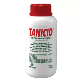 Tanicid 200gr Indubras Contra Bicheira, Pulgas E Carrapatos