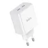 Cargador De Pared Hoco C108a Leader Dual Port Usb-c - Color Blanco