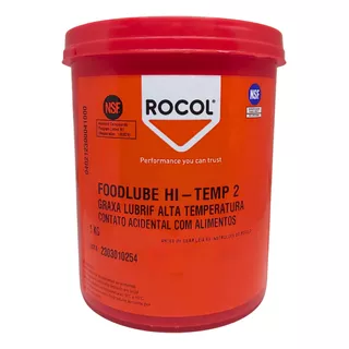 Rocol Foodlube Hi Temp - Graxa Alimentícia Alta Temperatura