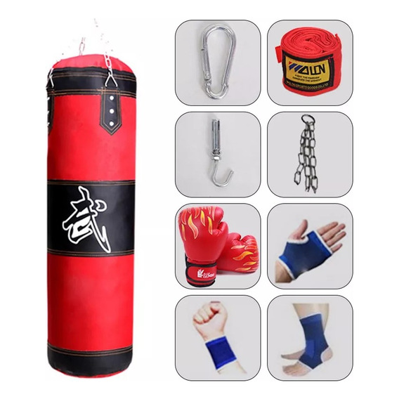 Guantes De Boxeo + Juego De Ejercicios Con Sacos De Arena