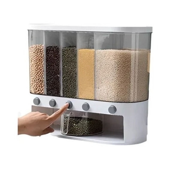 Dispensador Contenedor De Granos Y Cereales 