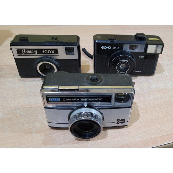 Lote 3 Cámaras Analógicas Vintage Jessy Goko Kodak 