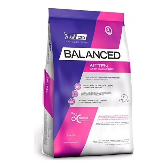 Alimento Vitalcan Balanced Gatito Kitten 7.5kg.