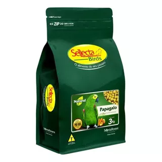 Sellecta Papagaio Natural 3kg Extrusada