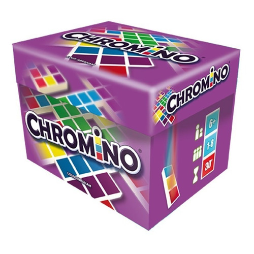 Juego De Mesa Chromino Asmodee Juego De Dominó Cromatico