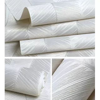  Papel Tapiz Tt0201 Textura Plumas Moderno Blanco 3d