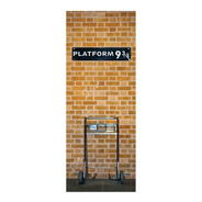 Adesivo Para Porta Plataforma 9 3/4 Harry Potter Mod. 587