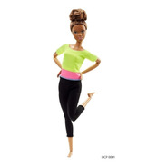 Barbie Articulada To Move Top Amarelo Morena Ms