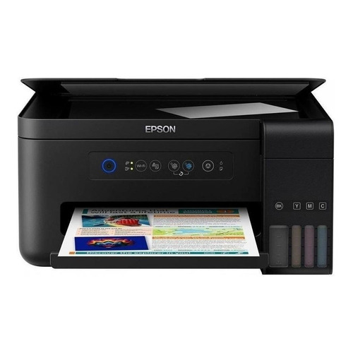 Impresora a color multifunción Epson EcoTank L4150 con wifi negra 110V/220V
