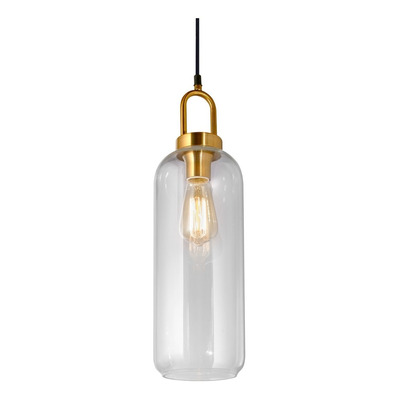 Colgante Adikia Transparente Dorado Apto Led Deco Vintage Lk