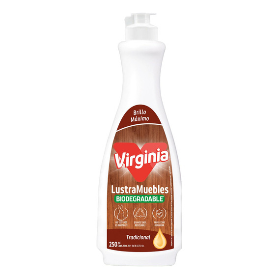 Virginia Lustramuebles Crema Tradicional 250 Ml