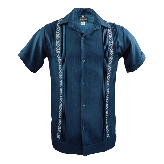 Guayabera Yucateca, Manga Corta, Bordada En Lino, D'yuvas 