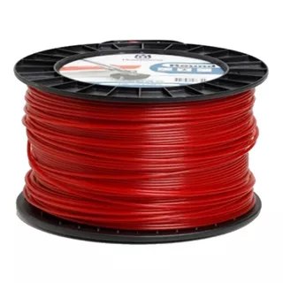 Bobina De Fio De Nylon Round Redondo 2,7mm X 240m Husqvarna Cor Vermelho