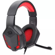Diadema Gamer / Headset - H220 Themis Pc Ps4 3.5m - Redragon Color Negro/rojo
