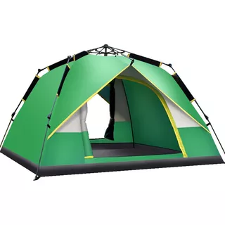 Barraca Grande De Camping Automatica 4 Pessoas 230*230*135cm Joyfox