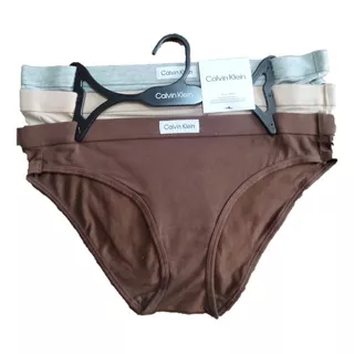 Paquete 3 Panties Bikini Calvin Klein Original Qp3129r-270