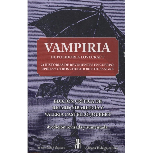 Vampiria Varios Autores Editorial Adriana Hidalgo