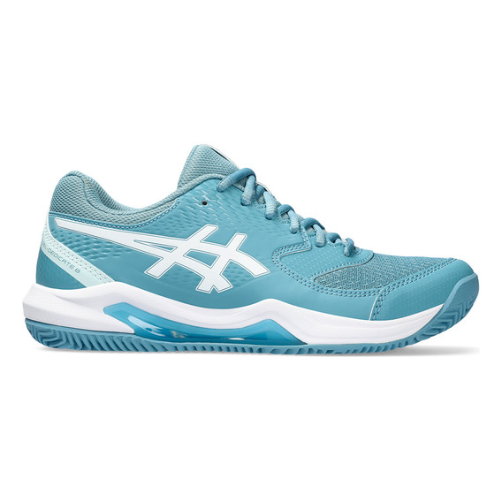 Zapatillas Asics Gel-dedicate 8 Clay Gris Blue/white Mujer