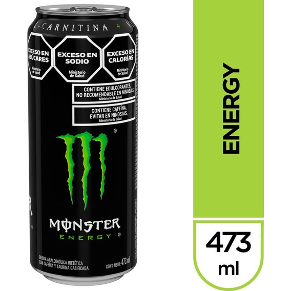 Bebida Energizante Monster Energy 473 Ml