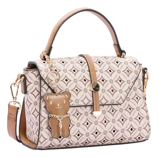 Bolsa Feminina Transversal Monograma Cristal Chenson C/urso