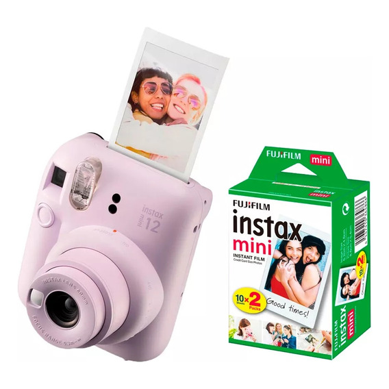 Fujifilm Instax Mini 12 Camara Instantánea + Cartucho 20 Pel