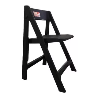 Cadeira Plástica Dobrável Preta Agraplast Cod 1015 Cor Da Estrutura Da Cadeira Preto Quantidade De Cadeiras Por Conjunto 1