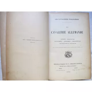 La Cavalerie Allemande Histoire Caballería Alemana Militaria