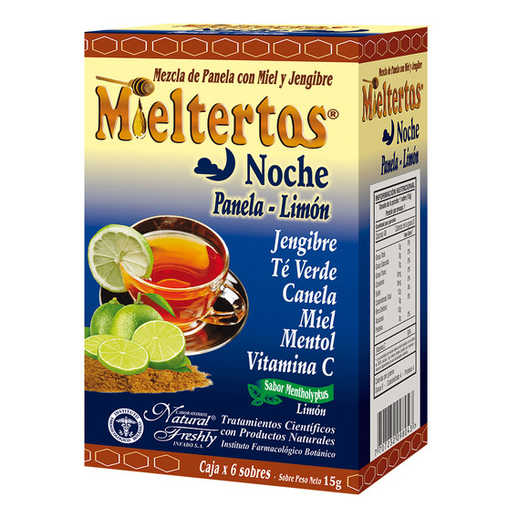 Mieltertos Gripa Noche X 6 Sobres