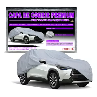 Capa Carro Impermeável Marca Carrhel Suvs Forrada Titanium