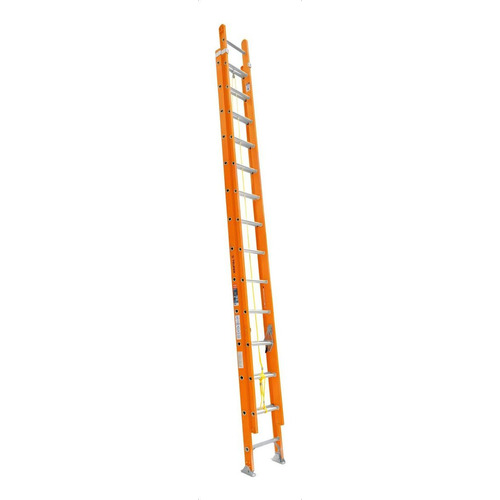 Escalera Extensible 28pasos Fibra Vidrio 175kg Truper 100229 Color Naranja