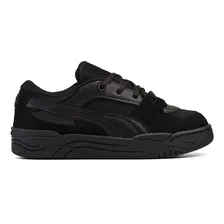 Tênis Puma 180 Skate Robusto Confortável Macio Camurça Black