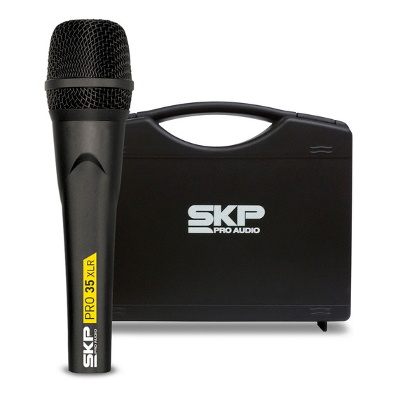 Micrófono De Mano Skp Dinámico Pro 35 Xlr Con Cable Xlr 5mts