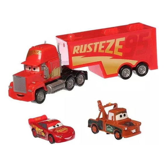 Cars - Mack 13 Cm+mc Queen 10cm +mater 10 Cm 7038